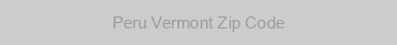 Peru Vermont Zip Code